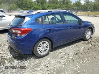2018 Subaru Impreza Premium with VIN 4S3GTAD69J3718625, listed as a Copart auction lot 56623915 with 71,129 mi miles and Salvage title. Bid and sale history available at DreamBid. Image 3.