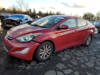2016 Hyundai Elantra Limited with VIN KMHDH4AE1GU543593, listed as a Copart auction lot 43560515 with 169,438 mi miles and Salvage Title. Bid and sale history available at carsss.com. Image 1.