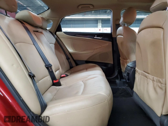 2013 Hyundai Sonata Limited with VIN 5NPEC4AC8DH614803, listed as a Copart auction lot 52021195 with 91,708 mi miles and Salvage Title. Bid and sale history available at DreamBid. Image 10.