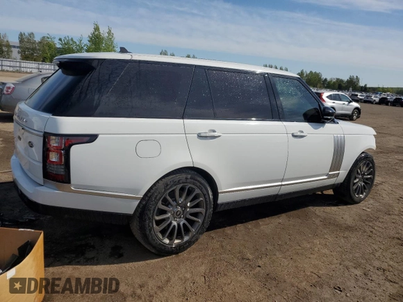 2016 Land Rover Range Rover with VIN SALGV3EF1GA285495, listed as a Copart auction lot 57957425 with 130,674 mi miles and Salvage title. Bid and sale history available at DreamBid. Image 3.