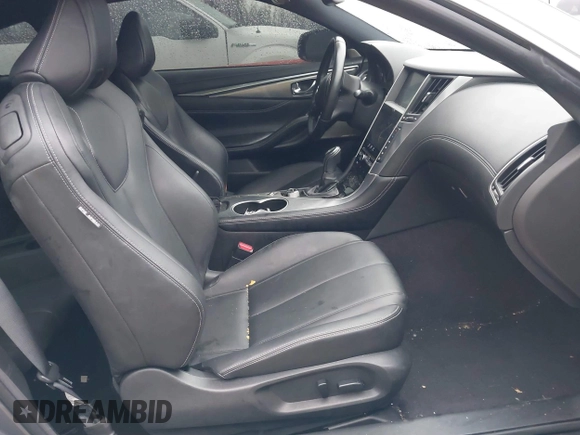 2018 Infiniti Q60 3.0t LUXE with VIN JN1EV7ELXJM392002, listed as a IAAI auction lot 41153596 with 51,369 mi miles. Bid and sale history available at carsss.com. Image 5.