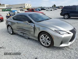 2024 Lexus RC with VIN JTHDA5BC2R5012782, listed as a Copart auction lot 77738584 with 4,192 mi miles and Salvage Title. Bid and sale history available at carsss.com. Image 4.