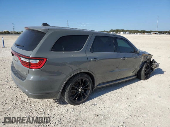 2020 Dodge Durango R/T with VIN 1C4SDHCT8LC153228, listed as a Copart auction lot 80578714 with 103,156 mi miles and Salvage title. Bid and sale history available at DreamBid. Image 3.