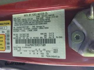 2014 Ford Fusion SE with VIN 3FA6P0H72ER277589, listed as a IAAI auction lot 42088477 with 152,820 mi miles. Bid and sale history available at carsss.com. Image 9.