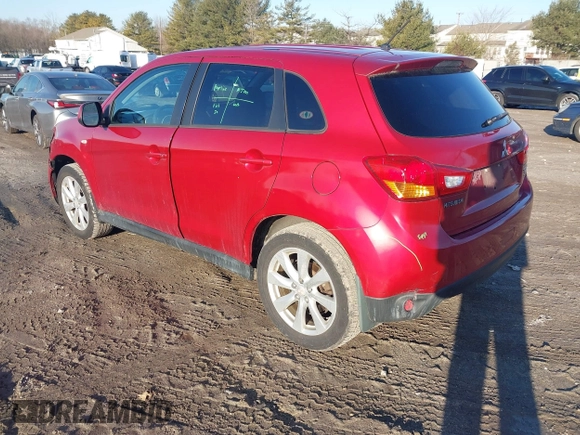 2015 Mitsubishi Outlander Sport 2.4 ES with VIN 4A4AR3AWXFE030738, listed as a IAAI auction lot 41526310 with 90,182 mi miles. Bid and sale history available at carsss.com. Image 3.