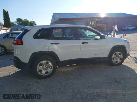 2016 Jeep Cherokee Sport with VIN 1C4PJMAB9GW143085, listed as a IAAI auction lot 42803158 with 268,076 mi miles and . Bid and sale history available at DreamBid. Image 13.
