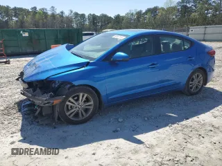 2018 Hyundai Elantra SEL with VIN 5NPD84LF9JH398587, listed as a Copart auction lot 50587155 with 48,380 mi miles and Salvage Title. Bid and sale history available at carsss.com. Image 1.