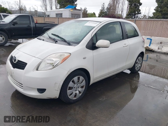 2008 Toyota Yaris with VIN JTDJT923485192870, listed as a IAAI auction lot 41939081 with 218,082 mi miles. Bid and sale history available at carsss.com. Image 2.
