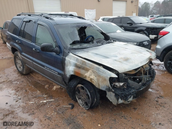 1999 Jeep Grand Cherokee Laredo with VIN 1J4GW58N3XC760274, listed as a IAAI auction lot 41541029 with 1 mi miles. Bid and sale history available at carsss.com. Image 1.