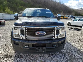 2022 Ford Super Duty F-450 DRW XL with VIN 1FT8W4DT7NEE27814, listed as a Copart auction lot 46061085 with 26,263 mi miles and Salvage Title. Bid and sale history available at carsss.com. Image 5.