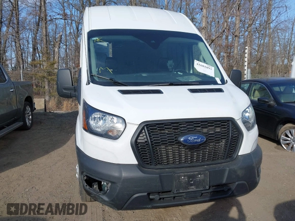 2023 Ford Transit Cargo with VIN 1FTBR3U88PKB01785, listed as a IAAI auction lot 41681093 with 47,672 mi miles and . Bid and sale history available at DreamBid. Image 12.