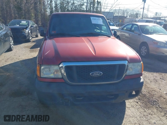 2004 Ford Ranger XL Fleet with VIN 1FTZR45E04PB30477, listed as a IAAI auction lot 42053429 with 217,812 mi miles. Bid and sale history available at carsss.com. Image 6.