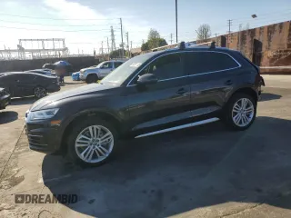 2019 Audi Q5 Premium Plus with VIN WA1BNAFY1K2141464, listed as a Copart auction lot 50268135 with 72,323 mi miles and Salvage title. Bid and sale history available at DreamBid. Image 1.