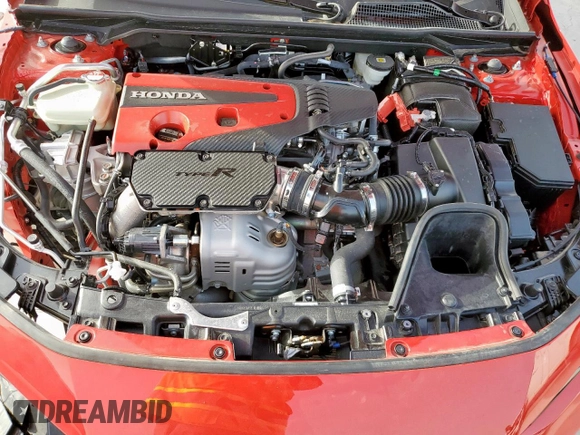 2025 Honda Civic Type R z VIN JHMFL5G40SX001231, wystawiony jako Copart lot #57126305 z przebiegiem 5731 mil mil oraz Szkody całkowita. Historia ofert i sprzedaży dostępna na DreamBid. Obrazek 11.