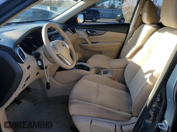 2015 Nissan Rogue SV with VIN KNMAT2MT5FP581765, listed as a Copart auction lot 84490954 with 112,949 mi miles and Salvage Title. Bid and sale history available at DreamBid. Image 7.