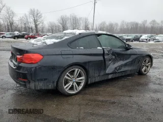 2014 BMW 4 Series 435i with VIN WBA3R1C51EK192909, listed as a Copart auction lot 44700155 with 104,506 mi miles and Salvage Title. Bid and sale history available at carsss.com. Image 3.