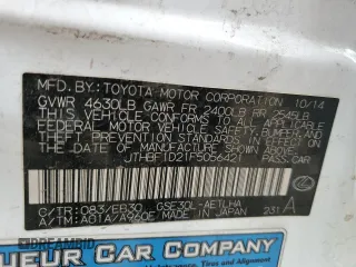 2015 Lexus IS 250 with VIN JTHBF1D21F5056421, listed as a Copart auction lot 49186445 with 135,572 mi miles and Salvage title. Bid and sale history available at DreamBid. Image 27.