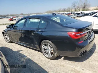2018 BMW 7 Series ALPINA B7 xDrive with VIN WBA7F2C51JG423899, listed as a Copart auction lot 48872304 with 0 mi miles and Salvage Title. Bid and sale history available at carsss.com. Image 2.