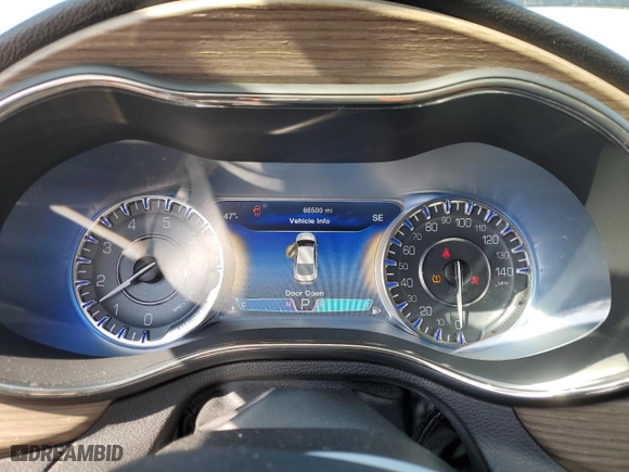 2015 Chrysler 200 C with VIN 1C3CCCEG6FN656473, listed as a Copart auction lot 51035755 with 66,500 mi miles and Salvage Title. Bid and sale history available at carsss.com. Image 9.