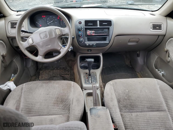 1999 Honda Civic VP with VIN 2HGEJ6612XH519340, listed as a Copart auction lot 45510895 with 192,955 mi miles and Salvage Title. Bid and sale history available at carsss.com. Image 8.