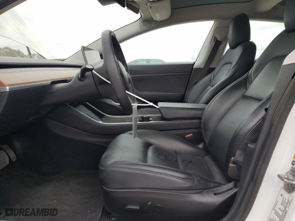 2020 Tesla Model 3 Standard Range Plus with VIN 5YJ3E1EA8LF800072, listed as a Copart auction lot 48168325 with 91,439 mi miles and Salvage Title. Bid and sale history available at carsss.com. Image 7.
