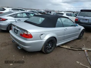 2002 BMW 3 Series M3 with VIN WBSBR93492EX24950, listed as a Copart auction lot 52174795 with 141,542 mi miles and Clean Title. Bid and sale history available at carsss.com. Image 3.