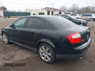2003 Audi A4 1.8T with VIN WAULC68E73A239919, listed as a IAAI auction lot 41736041 with 999,999 mi miles. Bid and sale history available at carsss.com. Image 3.