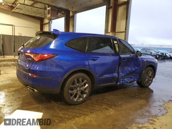2024 Acura MDX w/A-Spec Package with VIN 5J8YE1H03RL009917, listed as a Copart auction lot 84482204 with 6,002 mi miles and Salvage Title. Bid and sale history available at carsss.com. Image 3.