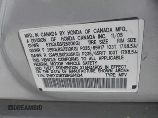 2006 Acura MDX with VIN 2HNYD18216H514134, listed as a IAAI auction lot 41233105 with 144,326 mi miles. Bid and sale history available at carsss.com. Image 9.
