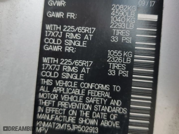 2018 Nissan Rogue S with VIN KNMAT2MT5JP502913, listed as a Copart auction lot 86111294 with 102,631 mi miles and Salvage Title. Bid and sale history available at carsss.com. Image 14.