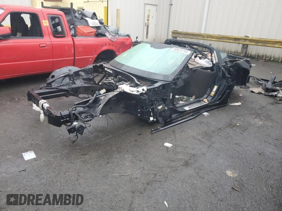 2016 Chevrolet Corvette Z06 2LZ with VIN 1G1YR2D63G5608510, listed as a Copart auction lot 80625194 with 0 mi miles and Salvage Title. Bid and sale history available at carsss.com. Image 1.