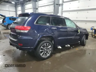 2017 Jeep Grand Cherokee Overland with VIN 1C4RJFCT0HC842974, listed as a Copart auction lot 45971555 with 0 mi miles and Non Repairable. Bid and sale history available at carsss.com. Image 3.