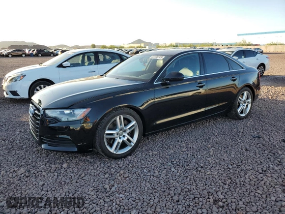 2015 Audi A6 Premium Plus with VIN WAUGFAFC3FN043521, listed as a Copart auction lot 60538745 with 82,135 mi miles and Salvage title. Bid and sale history available at DreamBid. Image 1.