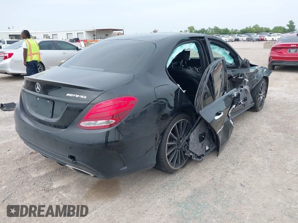2018 Mercedes-Benz C 300 with VIN WDDWF4KB7JR378155, listed as a IAAI auction lot 42260842 with 83,686 mi miles and . Bid and sale history available at DreamBid. Image 4.