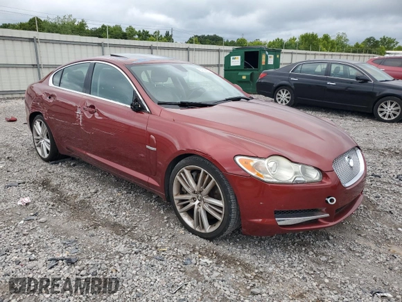 2010 Jaguar XF Supercharged with VIN SAJWA0HE1AMR74203, listed as a Copart auction lot 64029824 with 128,676 mi miles and Salvage Title. Bid and sale history available at carsss.com. Image 4.