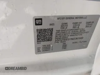 2021 Chevrolet Silverado 1500 RST with VIN 1GCUYEED7MZ367000, listed as a IAAI auction lot 42049697 with 44,422 mi miles and . Bid and sale history available at DreamBid. Image 9.