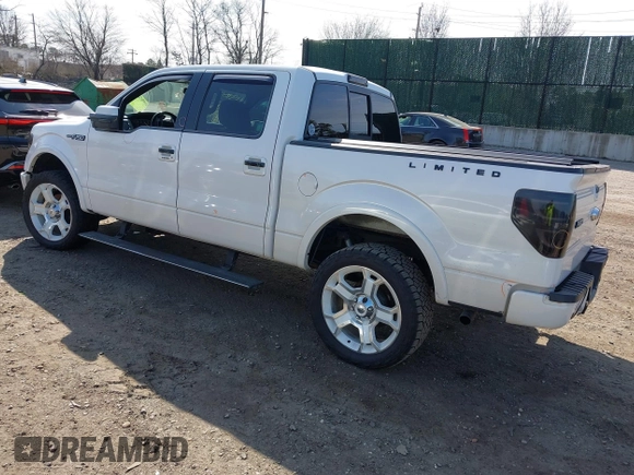 2011 Ford F-150 Lariat with VIN 1FTFW1E67BFB89628, listed as a IAAI auction lot 41910497 with 139,644 mi miles. Bid and sale history available at carsss.com. Image 3.