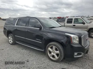 2016 GMC Yukon XL Denali with VIN 1GKS2HKJ1GR444084, listed as a Copart auction lot 51537225 with 197,013 mi miles and Salvage Title. Bid and sale history available at carsss.com. Image 4.
