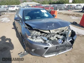 2015 Lexus CT 200h Hybrid with VIN JTHKD5BH5F2224325, listed as a IAAI auction lot 41095553 with 92,591 mi miles. Bid and sale history available at carsss.com. Image 1.