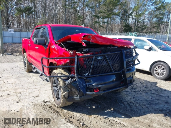 2021 Chevrolet Silverado 1500 Custom Trail Boss with VIN 1GCPYCEF6MZ374961, listed as a IAAI auction lot 41450188 with 41,605 mi miles and . Bid and sale history available at DreamBid. Image 6.