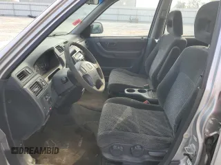 2001 Honda CR-V LX with VIN JHLRD28411S019499, listed as a Copart auction lot 76683944 with 257,124 mi miles and Salvage Title. Bid and sale history available at carsss.com. Image 7.