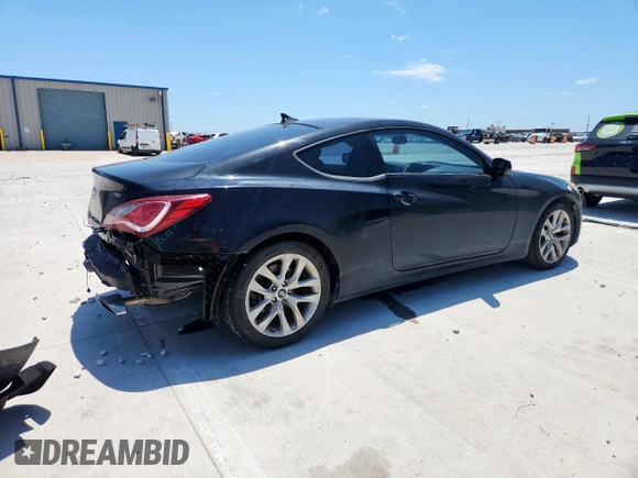 2013 Hyundai Genesis Coupe 2.0T with VIN KMHHT6KD5DU090446, listed as a Copart auction lot 61403395 with 81,331 mi miles and Salvage title. Bid and sale history available at DreamBid. Image 3.