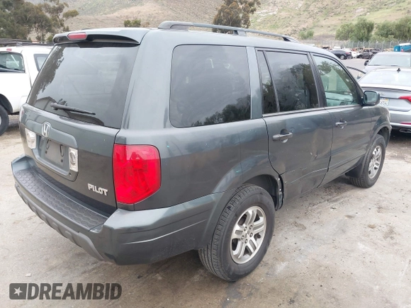2004 Honda Pilot EX with VIN 2HKYF18494H619509, listed as a IAAI auction lot 42056926 with 185,600 mi miles and . Bid and sale history available at DreamBid. Image 4.