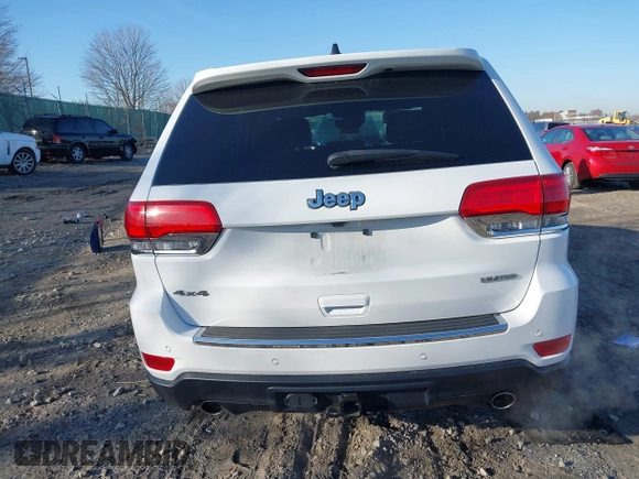 2017 Jeep Grand Cherokee Limited with VIN 1C4RJFBT5HC769196, listed as a IAAI auction lot 41829930 with 88,162 mi miles. Bid and sale history available at carsss.com. Image 16.