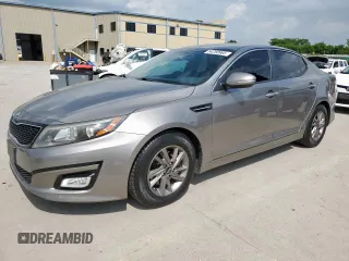 2014 Kia Optima LX with VIN 5XXGM4A75EG319700, listed as a Copart auction lot 54258965 with 126,131 mi miles and Salvage title. Bid and sale history available at DreamBid. Image 1.