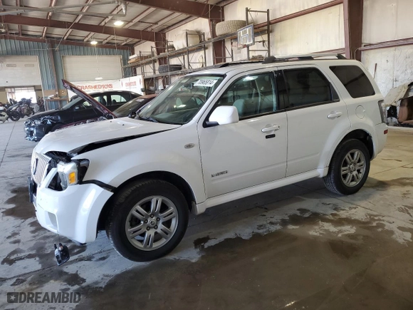 2008 Mercury Mariner Premier with VIN 4M2CU97118KJ20033, listed as a Copart auction lot 70965814 with 101,969 mi miles and Salvage Title. Bid and sale history available at carsss.com. Image 1.