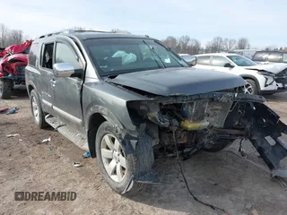 2011 Nissan Armada Platinum z VIN 5N1AA0NC8BN606734, wystawiony jako IAAI lot #41758340 z przebiegiem 154 116 mil mil oraz . Historia ofert i sprzedaży dostępna na DreamBid. Obrazek 1.