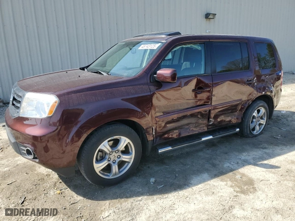 2013 Honda Pilot EX-L with VIN 5FNYF4H51DB029104, listed as a Copart auction lot 48743125 with 152,359 mi miles and Salvage Title. Bid and sale history available at carsss.com. Image 1.