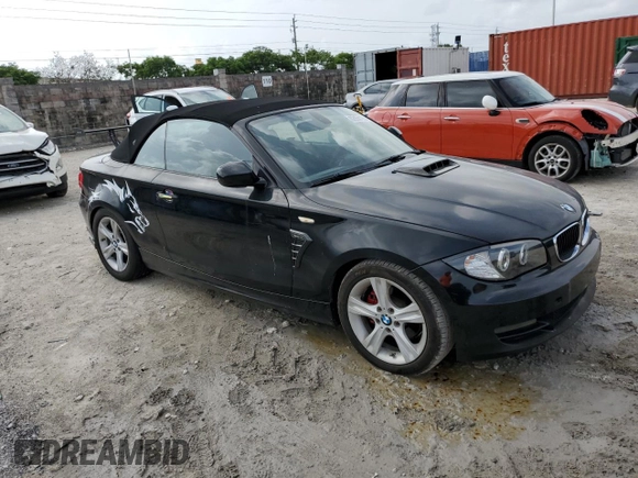 2011 BMW 1 Series 128i with VIN WBAUN1C55BVH83063, listed as a Copart auction lot 62858125 with Not provided miles and Clean title. Bid and sale history available at DreamBid. Image 4.