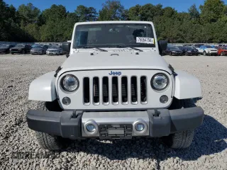 2018 Jeep Wrangler JK Unlimited Sahara with VIN 1C4HJWEG7JL921169, listed as a Copart auction lot 76064794 with 93,418 mi miles and Salvage Title. Bid and sale history available at carsss.com. Image 5.
